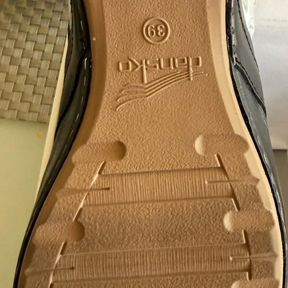 Dansko Woman’s Black Leather Clog-Sandal with Adjustable Strap - Picture 5 of 5